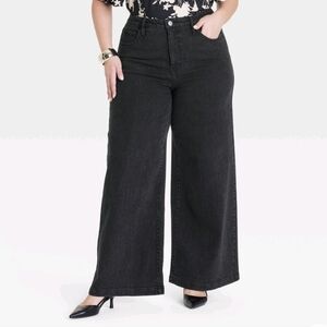 Ava & Viv Black Pants - Wide Leg - Size 17